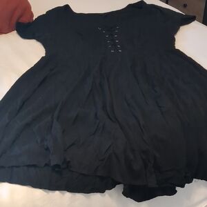 Torrid Elegant Black Midi Dress